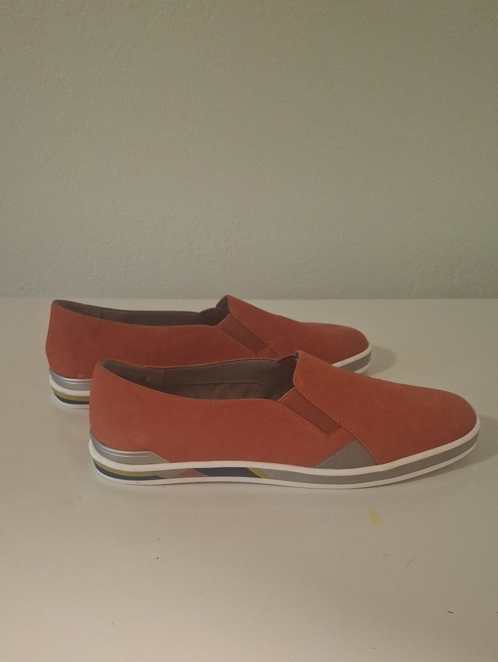 AEROSOLES Orange Slip-On Loafers